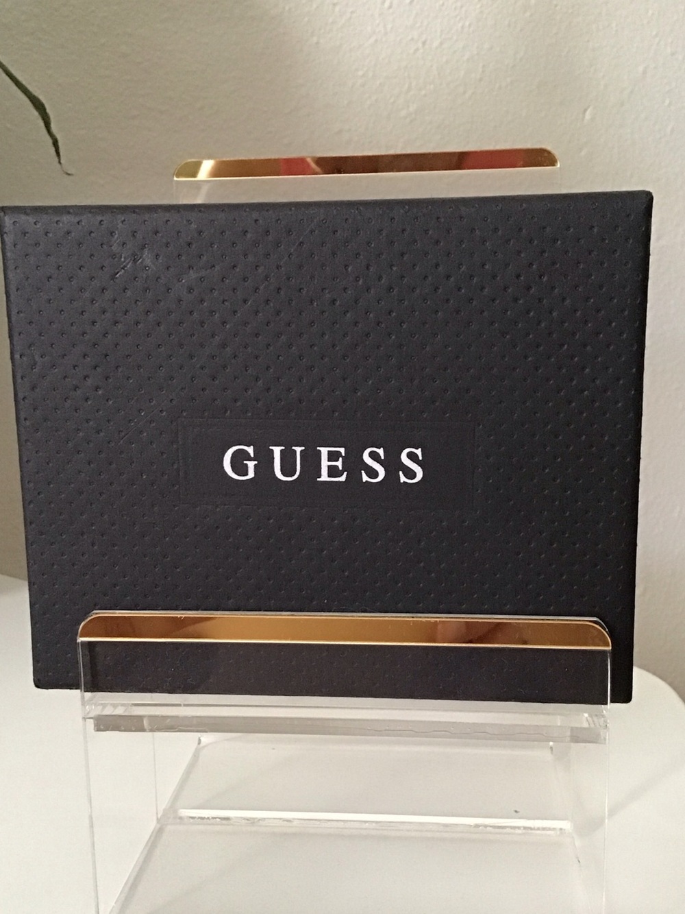 GUESS Black Box with Gold Trim